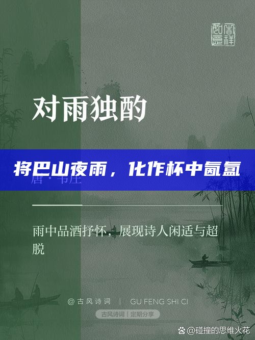 将巴山夜雨,化作杯中氤氲